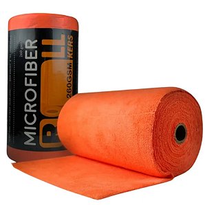 Rolo de Microfibra Laranja 260gsm 30x30cm Kers