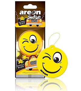 Aromatizante Smile Seco Vanilla Black - Areon
