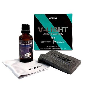 Vitrificador de Faróis Vonixx V-Light Pro 50ml 1 Ano Proteção