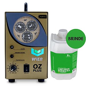 Gerador de Ozônio Purific Até 40m² Oz Plus Wier + BRINDE
