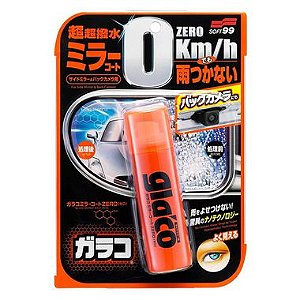 Glaco Zero Coat p/ Retrovisor e Câmera de Ré 40ml - Soft99