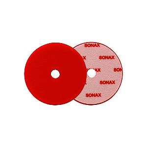 Boina de Espuma Vermelha Corte C/ Furo 5,5¨ 143mm - Sonax