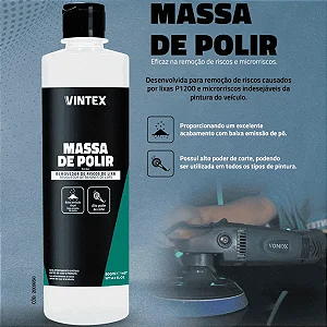 Massa de Polir Vintex 500gr - VONIXX