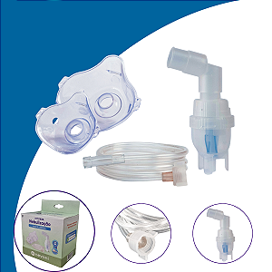Kit Nebulização Infantil e Adulto - Conexão Rosca Universal (CAIXA)