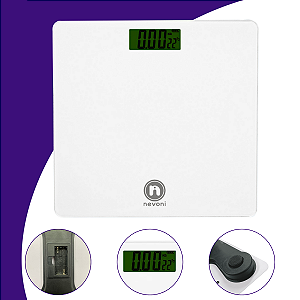 Balança digital Nevoni - Branca - BL101B