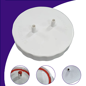 Tampa plástica completa para frasco de 3,25L - 5L