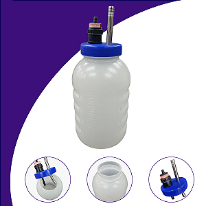 Frasco Coletor 3,25L Bomba de Lipoaspiração + Tampa