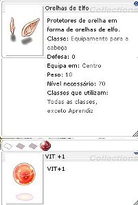 Orelhas de Elfo [1] Vit +1