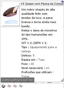 +9 Quepe com Pluma da Conjuração