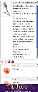 +10 Cajado de Espinhos da Escuridão Des+3 / Des+2