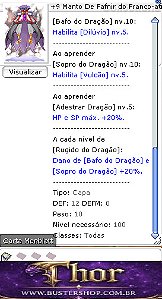 +9 Manto de Fafnir do Franco-atirador