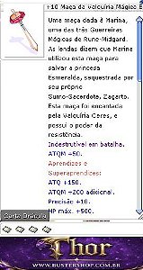 +10 Maça da Valquíria Mágica Espiritual Cabal Trip