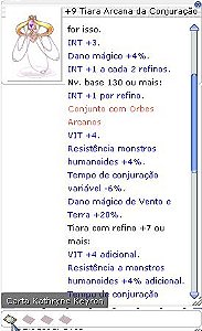 +9 Tiara Arcana da Conjuração