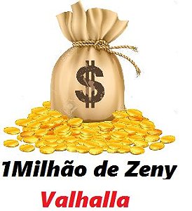 1 milhão de Zeny - 1 kk ( Ragnarok Valhalla )