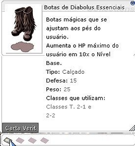 Botas de Diabolus Essenciais