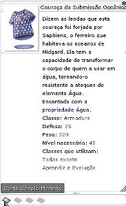 Couraça da Submissão Oceânica Anti-congelante