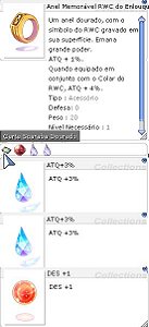 Anel Memorável RWC do Enlouquecido ATQ 3%/3% Des +1