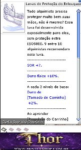 Luvas de Proteção do Enlouquecido