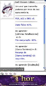 Anel Obscuro Célere