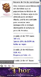 Máscara de Oni do Ventriloquo