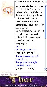Bracelete da Valquíria Mágica