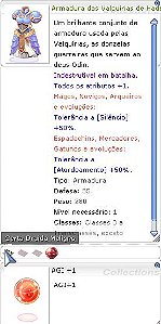 Armadura das Valquírias de Hades AGI+1