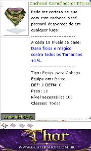 Cachecol Camuflado da Pós-conjuração