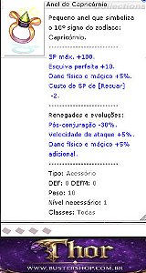 Anel de Capricórnio