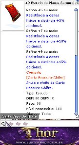 +9 Escudo de Placas Samurai de Prometeu