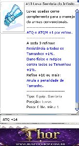 +10 Luva Sombria do Infinito