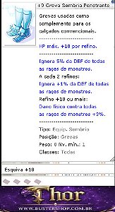 +9 Greva Sombria Penetrante