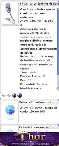 +9 Cajado de Espinhos da Escuridão Encantamento 4/3