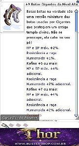 +9 Botas Gigantes do Nível Alto