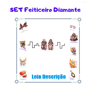 Set Completo Feiticeiro Pó Diamante