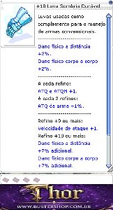 +10 Luva Sombria Durável
