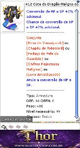 +12 Cota do Dragão Maligno do Alto Risco