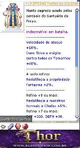 +13 Mega Vestes Cardeal do Alto Risco S.INT