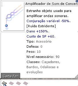 Amplificador de Som modificado em 2015-07-21? - Perguntas e Respostas -  Ragnarok Online Brasil - Fórum