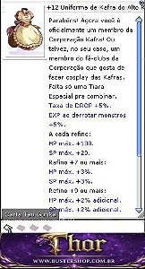 +12 Uniforme da Kafra do Alto Risco