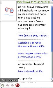 Mini Óculos da Pós-conjuração