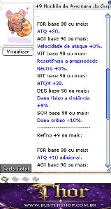 +9 Mochila da Aventura do Golpe da Sorte