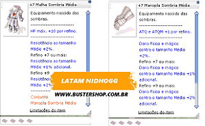 +7 Combo Sombrio Médio