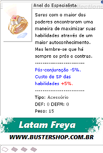 Anel do Especialista [1]