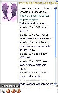 +9 Asas de Arcanjo Caído de Balder Mira 3/3/1