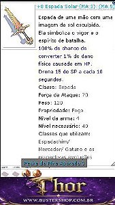 +8 Espada Solar Mira 5/3