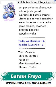 +12 Botas do ArchAngeling [1] Gemas Diversas