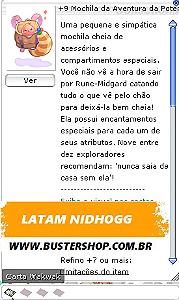 +9 Mochila da Aventura da Potência