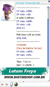 +9 Botas Temporais FOR Instinto e Espírito Lutador 7