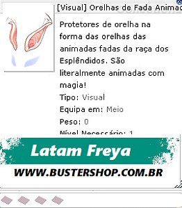 Orelhas de Fada Animada