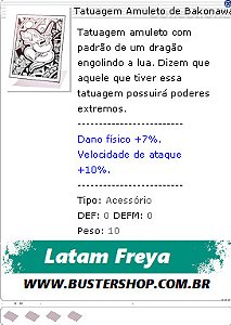 Tatuagem Amuleto de Bakonawa